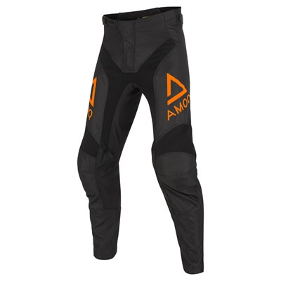 AMOQ Ascent V2 Ajohousut Musta-Oranssi 30