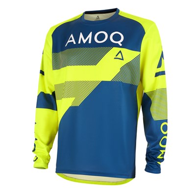 AMOQ Ascent Strive V2 Ajopaita Keltainen-Tummansininen XS