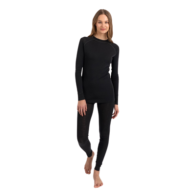 Multi Action naisten merino aluskerrasto setti - musta 2XL