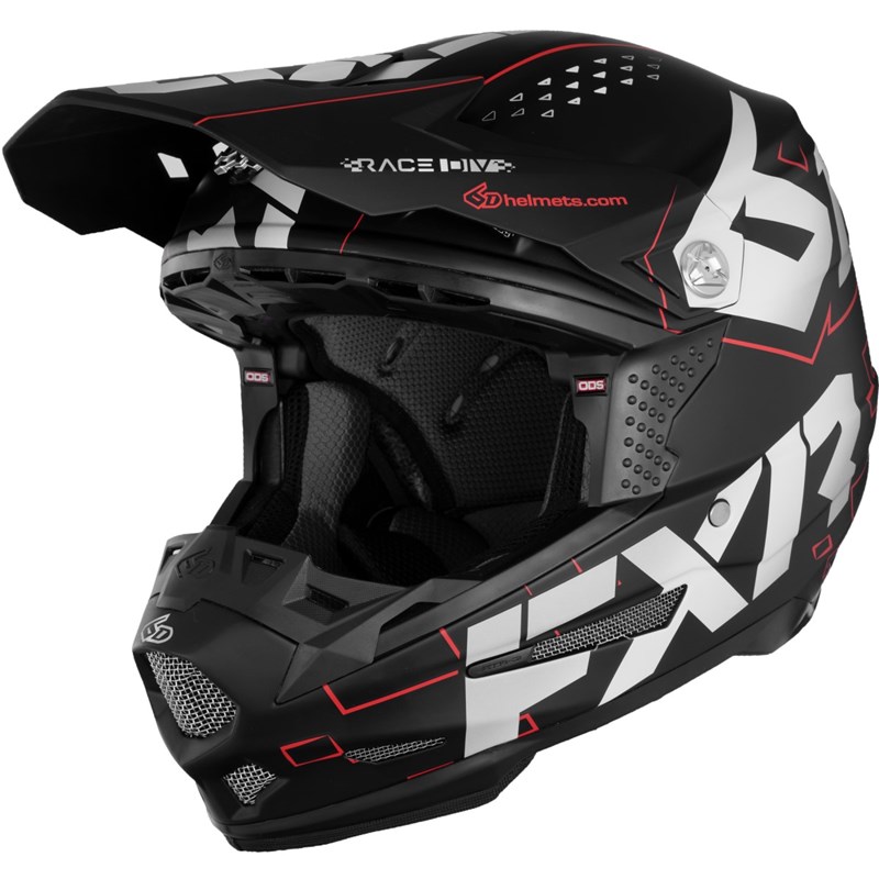 6D ATR-2 Helmet L Redline
