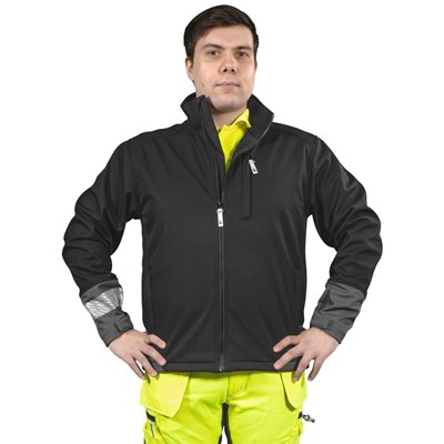 SOFTSHELL TAKKI S RYDER MUSTA