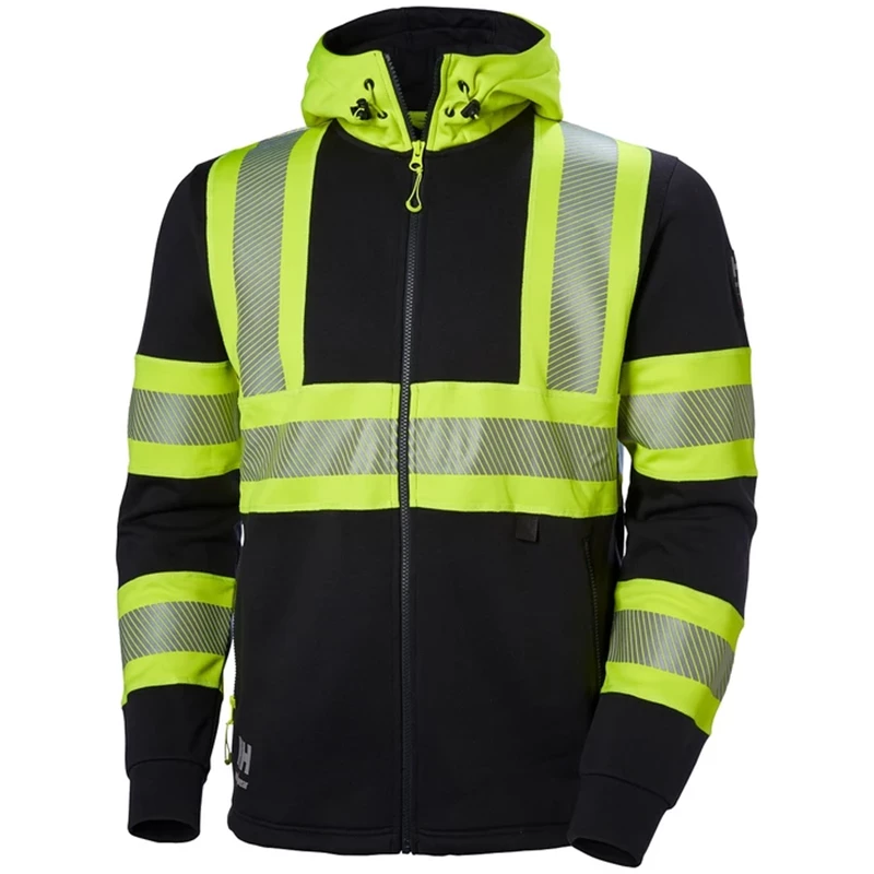HUPPARITAKKI XL ICU FL.KELT/MUSTA LK1 EN20471