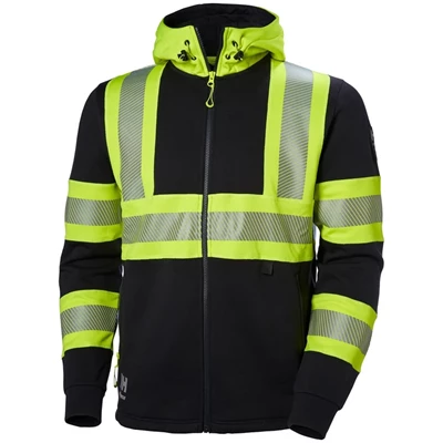 HUPPARITAKKI XL ICU FL.KELT/MUSTA LK1 EN20471