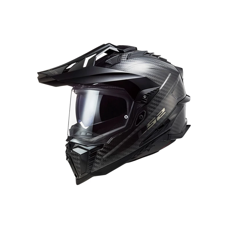LS2 MX701 C EXPLORER GLOSS CARBON-06 XL