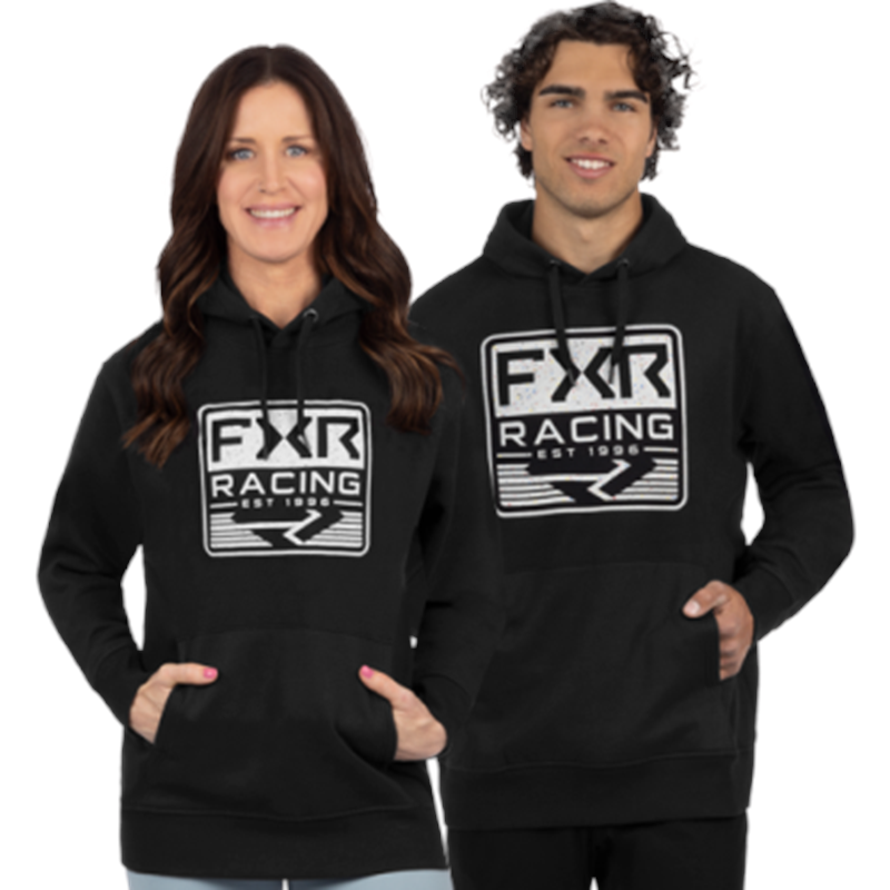 UNISEX EMBLEM COTTON PULLOVER HOODIE 25 S