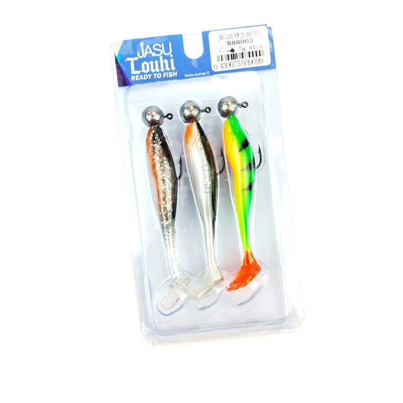Jasu Louhi 8 cm Jigi 3 kpl +jigipäät