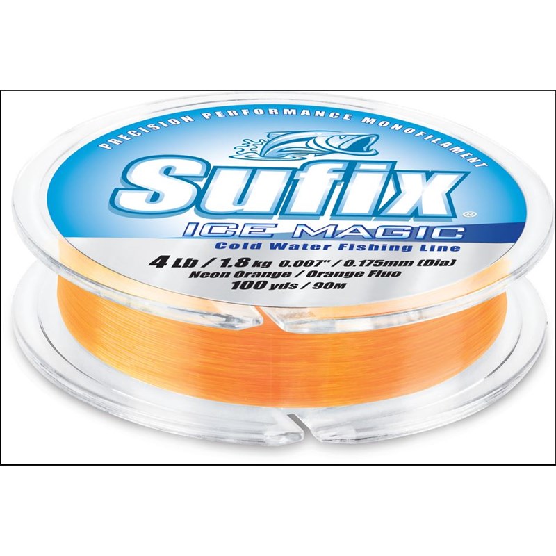 Sufix Ice Magic siima 50m 0,23 mm/4,4kg oranssi
