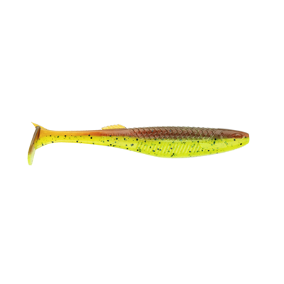 Rapala The Kickman 10cm 4" Motor Oil Chartreuse 3kpl