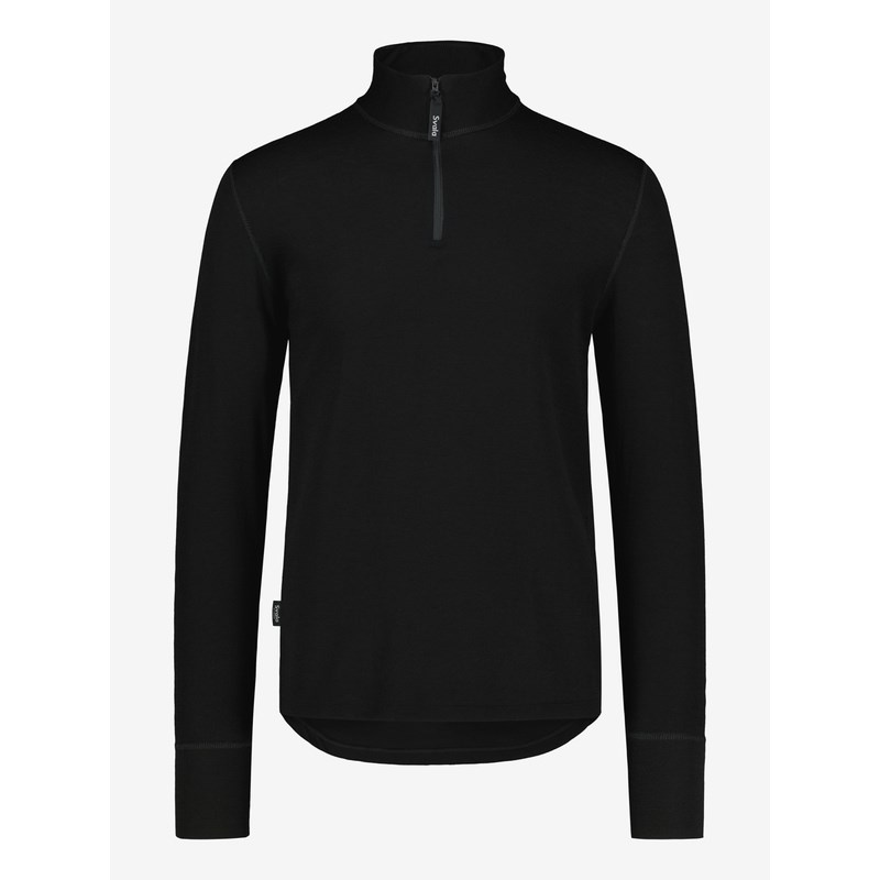 SVALA Paita Merino Extreme Zip-Neck musta 3XL