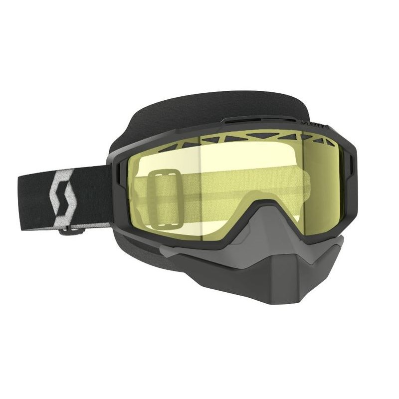 Scott Goggle Split OTG Snow Cross black/white / yellow