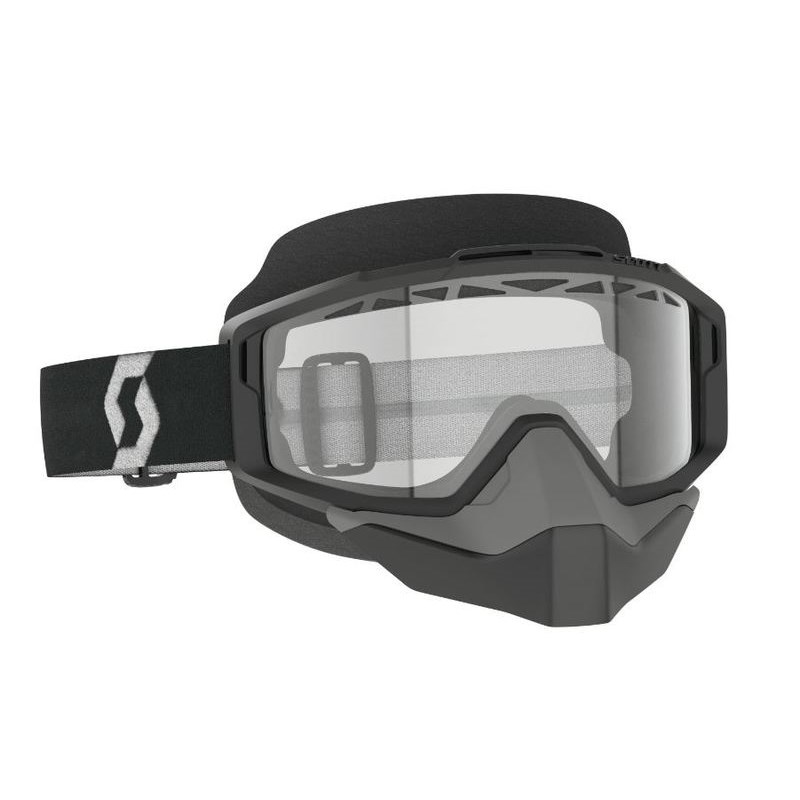 Scott Goggle Split OTG Snow Cross black/white / clear