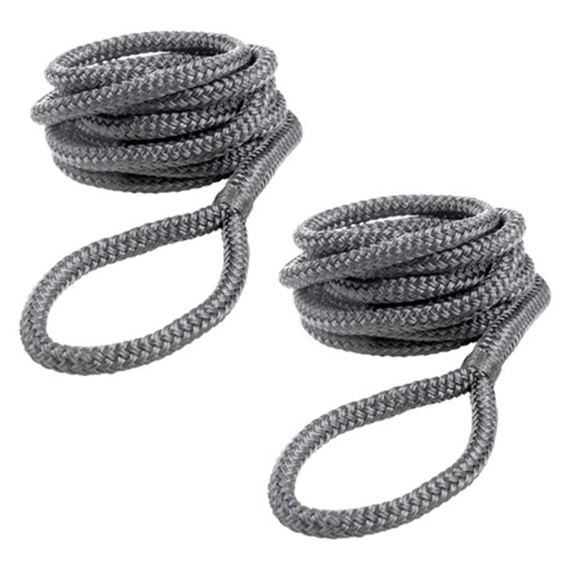 Qvarken Lepuuttajaköysi 6mm 1,5m harmaa 2kpl