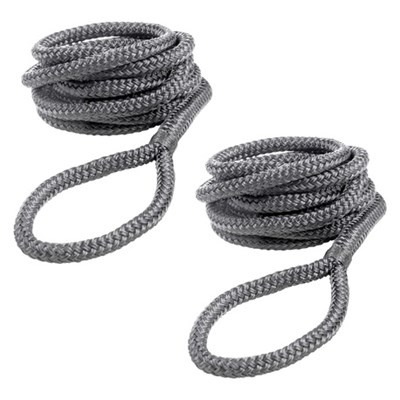 Qvarken Lepuuttajaköysi 6mm 1,5m harmaa 2kpl