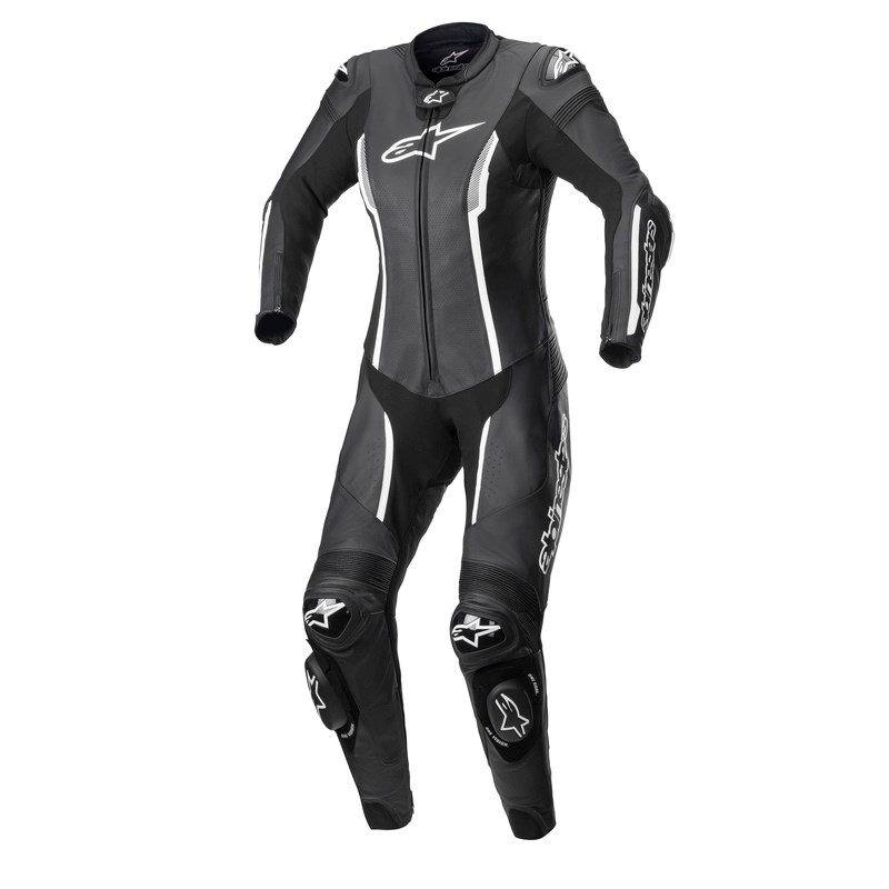 Alpinestars Nahkapuku Naisten 1-pcs Missile v2 Musta/Valkoinen 38