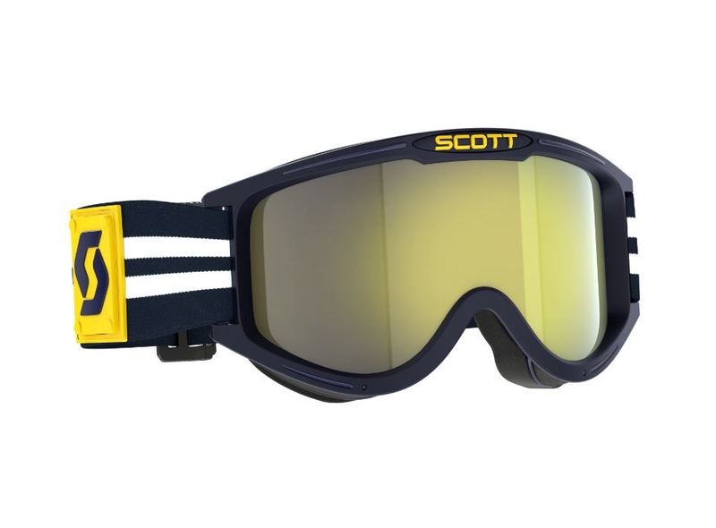 Scott Goggle 89X Era blue/white yellow chrome