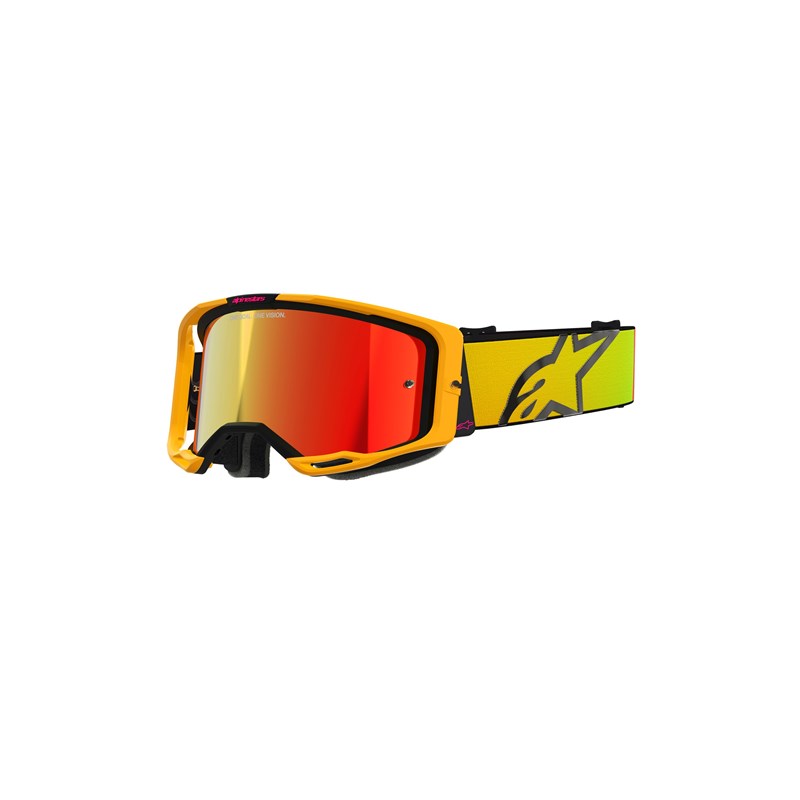 Alpinestars Ajolasit Vision 8 CORP Keltainen/Pinkki Punainen peili