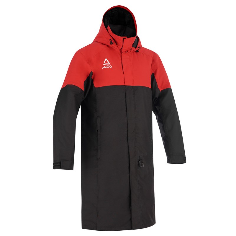 AMOQ Apex Racing Varikkotakki Musta/Punainen 2XL