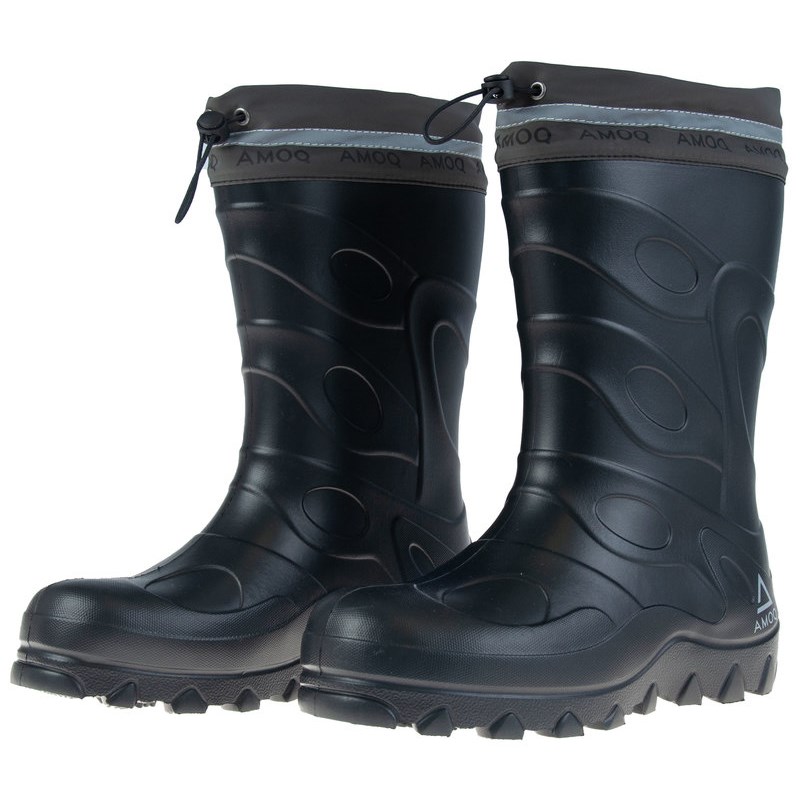 AMOQ Freetime JNR Saappaat Musta/Harmaa 31