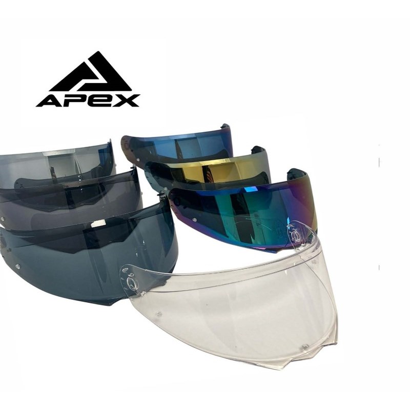 APEX FI100JNR Visor clear pinlock ready