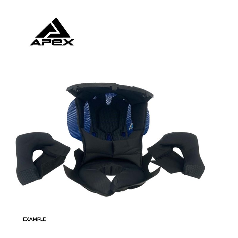 APEX MI100 Linerset poskityynyt and kruunupehmuste XL
