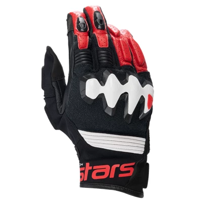 Alpinestars Hanska Halo Musta/Valkoinen/Punainen 2XL