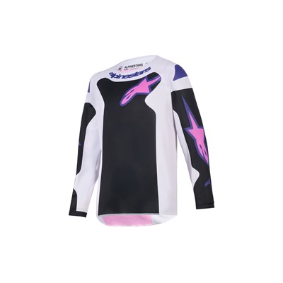 Alpinestars Paita Youth Fluid Grid Musta/Harmaa/Lila XL