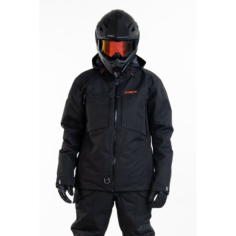 Venture Jacket - Black/Orange - S.A.F.E -XS