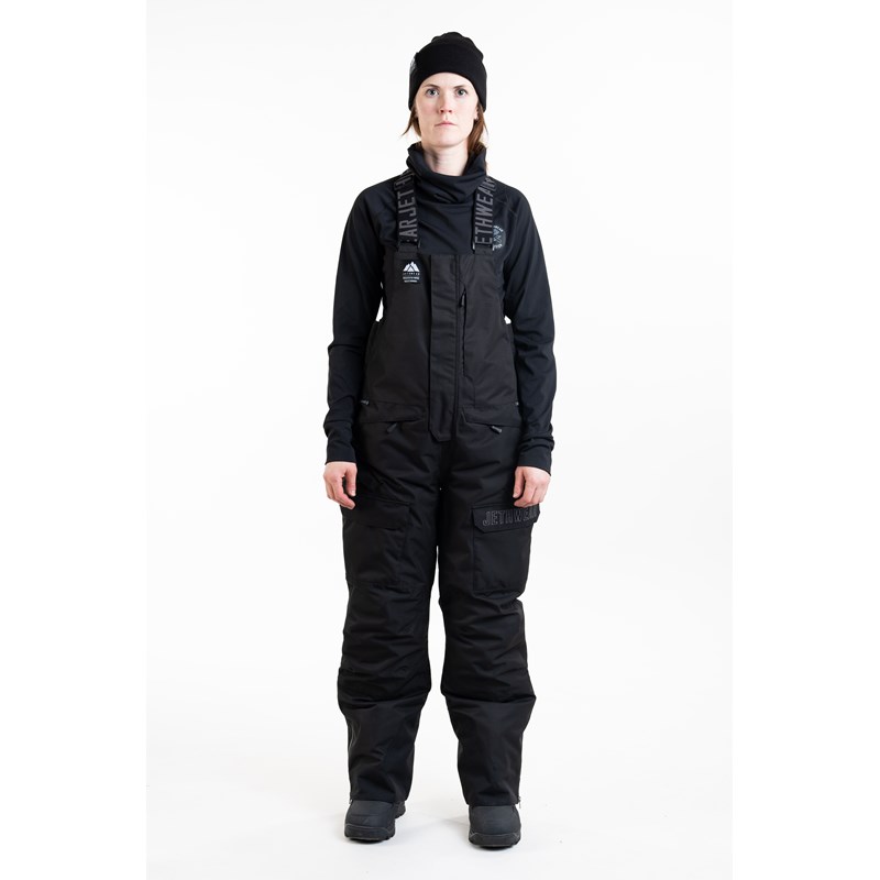 W's Treeline Bib Pant - Black - 150g -XL