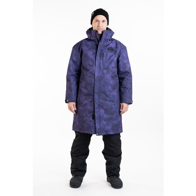 PIT COAT - Purple TieDye -L/XL