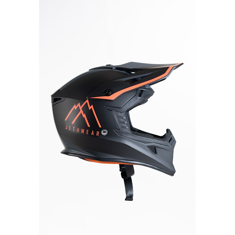 Force Helmet - Black/Grey/Orange -M 57-58cm