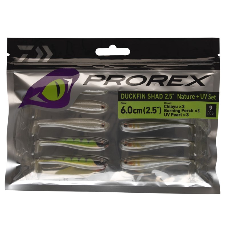 Daiwa Prorex Duckfin Shad Viehesetti 6 cm