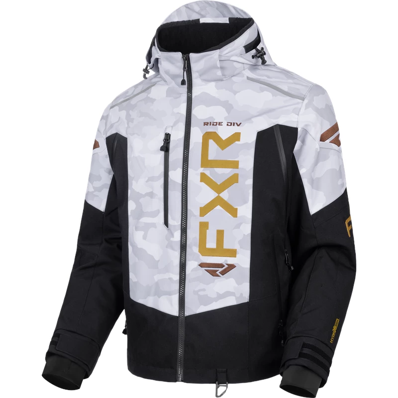 M HELIUM X 2-IN-1 JACKET 26 WHITE CAMO/GOLD M