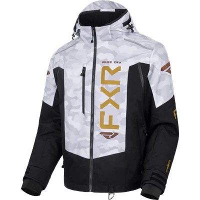 M HELIUM X 2-IN-1 JACKET 26 WHITE CAMO/GOLD M