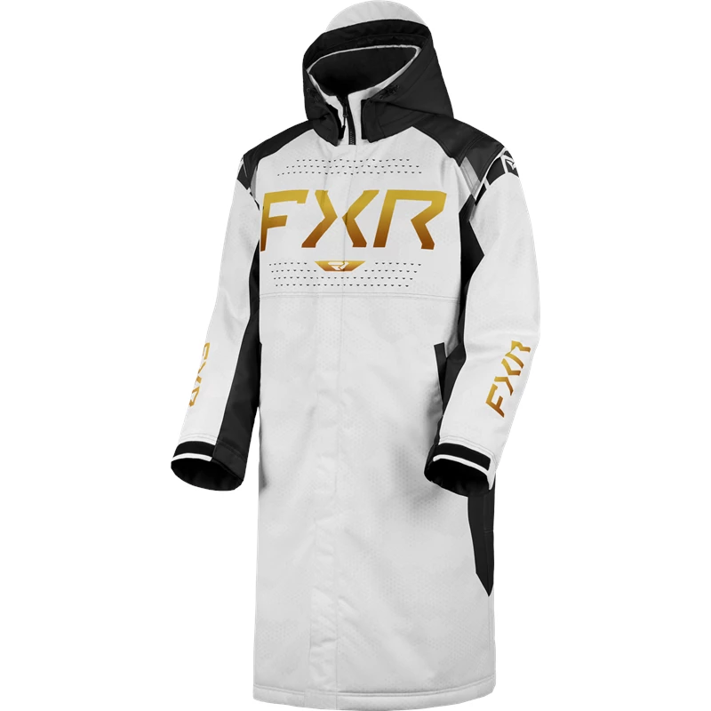 M WARM-UP COAT 26 WHITE HEX/KASH XXS