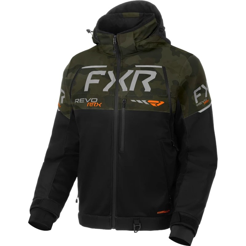M REVO RRX JACKET 26 BLACK/ARMY CAMO/ORANGE M