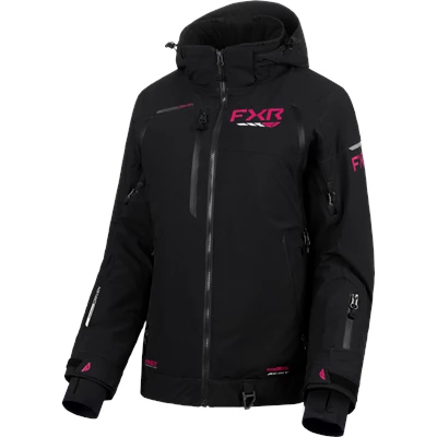 W VELOCITY R-FX JACKET 26 BLACK/RAZZ 8
