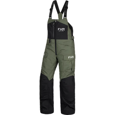 W EXCURSION BIB PANT 26 OLIVE/BLACK 10