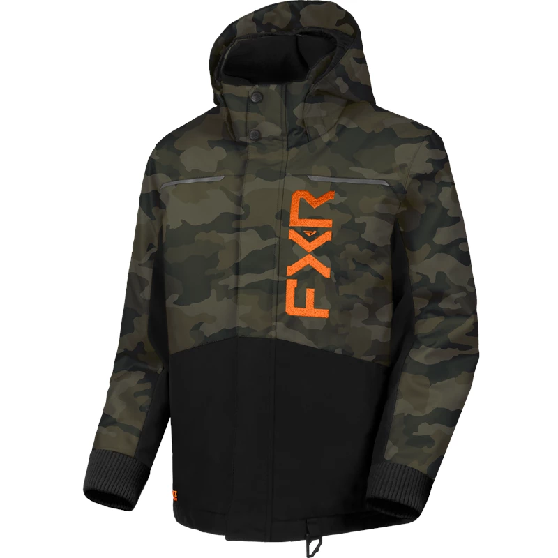 CH KICKER JACKET 26 ARMY CAMO/ORANGE 2