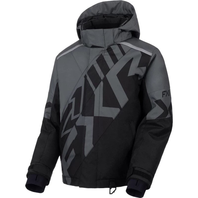 YTH COLD CROSS CX JACKET 26 CHARCOAL/BLACK 14