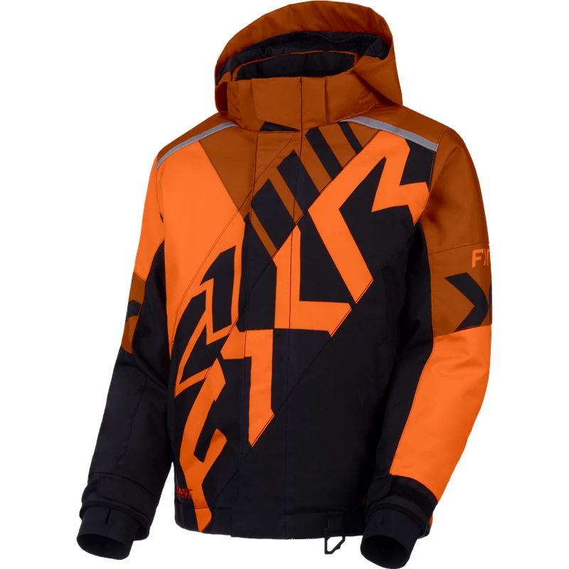 YTH COLD CROSS CX JACKET 26 ORANGE/BLACK 14