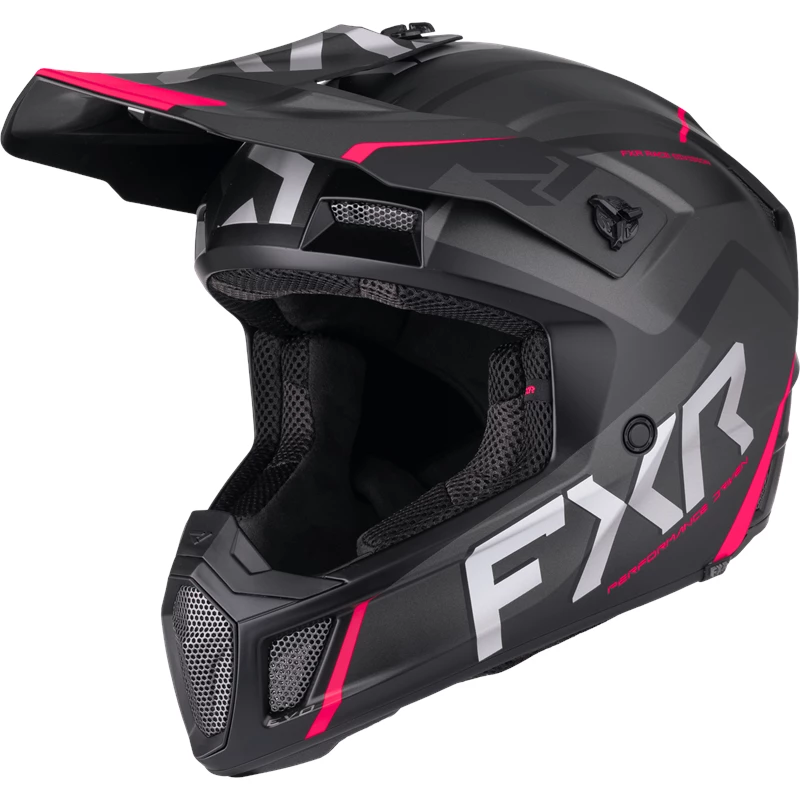 CLUTCH EVO HELMET 26 BLACK/RAZZ M
