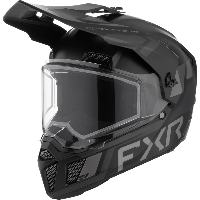 YOUTH CLUTCH X HELMET W/ DUAL SHIELD 26 BLACK OPS S