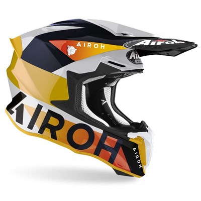 Airoh Kypärä Twist 2.0 Lift valkoinen/sininen S