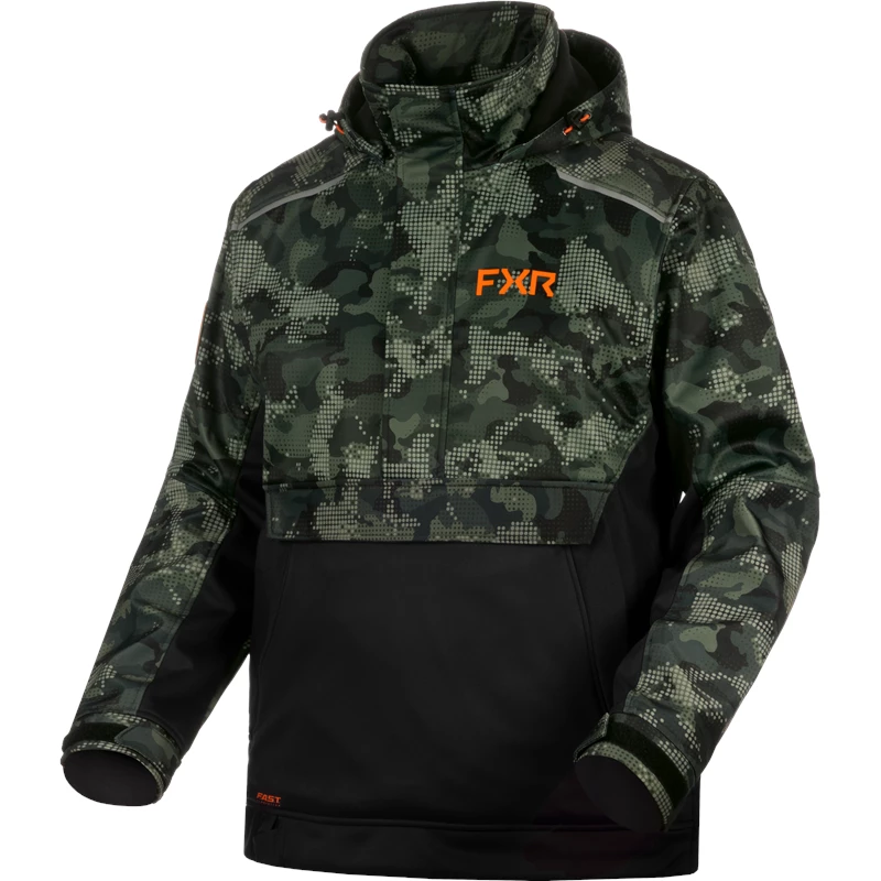 M EVOLUTION FAST TECH SHELL ANORAK 26 OLIVE DRIFT CAMO 3XL