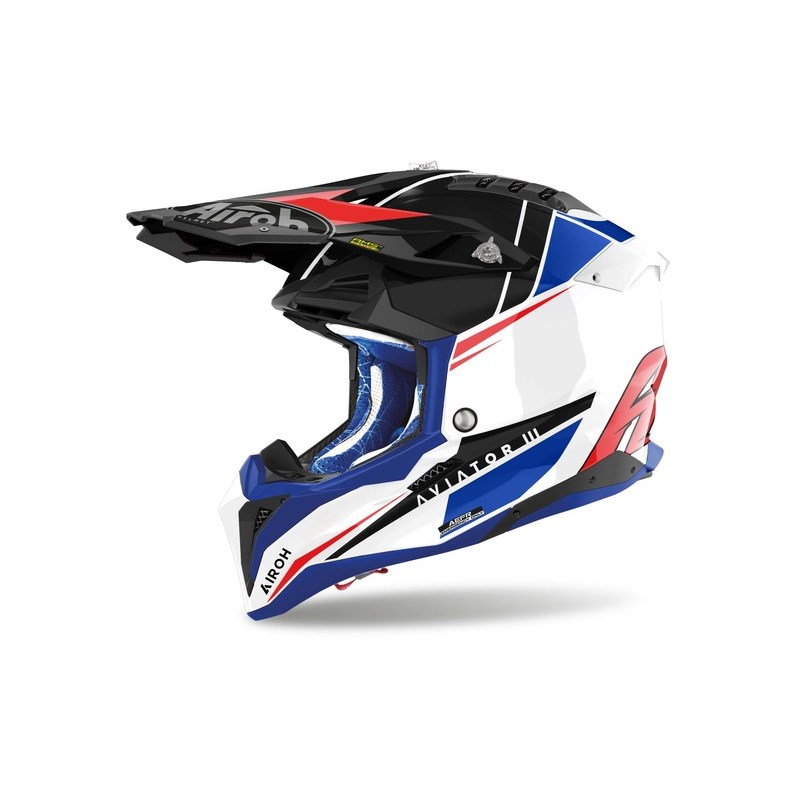Airoh Kypärä Aviator 3 Push Sininen/Punainen L