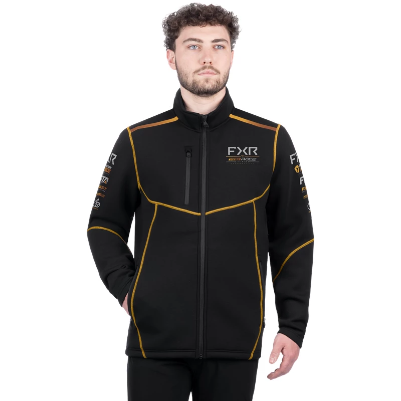 M RACE DIVISION TECH ZIP UP 26 BLACK/KASH 3XL