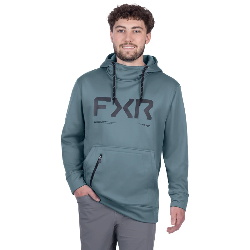 M HYDROGEN TECH PO HOODIE 26 STEEL L
