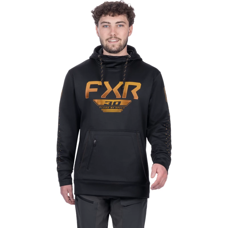 M 30 YEARS OF SPEED TECH PO HOODIE 26 BLACK/KASH 3XL