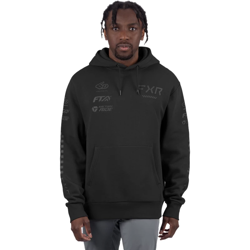 M STACK COTTON PULLOVER HOODIE 26 BLACK OPS XL