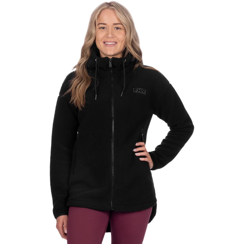 W SAPPHIRE SHERPA JACKET 26 BLACK L